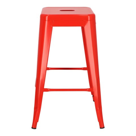 Hoker Paris 66cm czerwony inspirowanyTolix ( Rozmiar: uniwersalny )