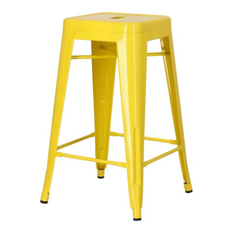 Hoker Paris 66cm żółty inspirowany Tolix