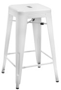 Hoker Paris 75cm. biały insp. Tolix ( Rozmiar: uniwersalny )