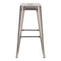 Hoker Paris 75cm. metaliczny insp. Tolix