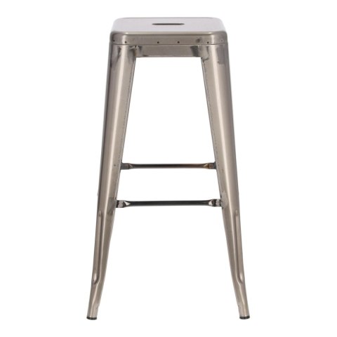 Hoker Paris 75cm. metaliczny insp. Tolix