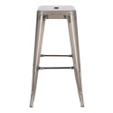 Hoker Paris 75cm. metaliczny insp. Tolix