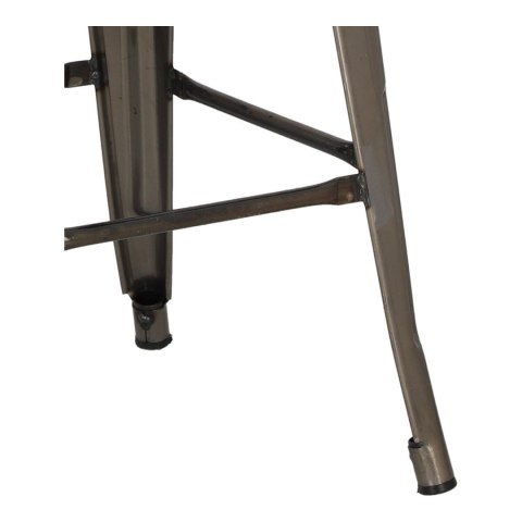 Hoker Paris Back 66cm metaliczny inspirowany Tolix ( Rozmiar: uniwersalny )