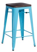 Hoker Paris Wood 75cm niebieski sosna orzech ( Rozmiar: uniwersalny )