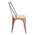 Krzesło Paris Wood metaliczne sosna naturalna ( Rozmiar: uniwersalny )