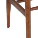 Krzesło Wicker Naturalne brązowe cieme i nspirowane Wishbone ( Rozmiar: uniwersalny )