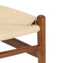 Krzesło Wicker Naturalne brązowe cieme i nspirowane Wishbone ( Rozmiar: uniwersalny )