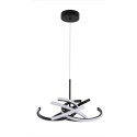 Lampa wisząca Spider 48 cm czarna LED CCT
