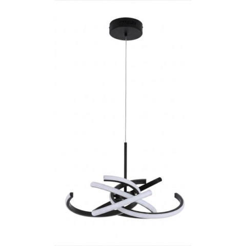 Lampa wisząca Spider 48 cm czarna LED CCT