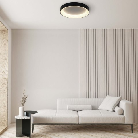Plafon Georgia 60 cm czarny LED CCT