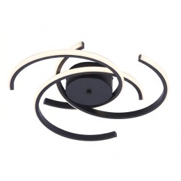 Plafon Spider 51 cm czarny LED CCT