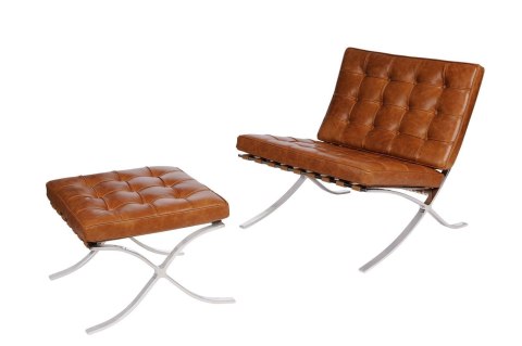 Podnóżek BA1 brązowy jasny vintage ( Rozmiar: uniwersalny )