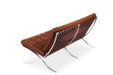 Sofa BA2 2 osobowa, jasny brąz skóra naturalna ( Rozmiar: uniwersalny )