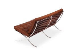 Sofa BA2 2 osobowa, jasny brąz skóra naturalna ( Rozmiar: uniwersalny )