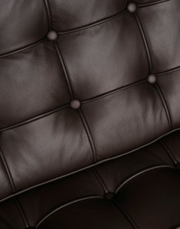Sofa BA3 3 osobowa, brązowa skóra naturalna ( Rozmiar: uniwersalny )
