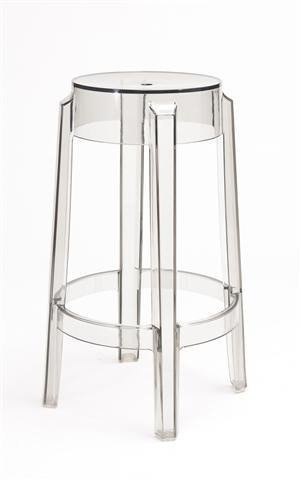 Stołek Duch transparentny 75cm ( Rozmiar: uniwersalny )