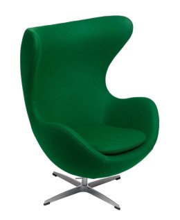 Fotel Jajo kaszmir zielony ciemny 45 Pre mium ( Rozmiar: uniwersalny )