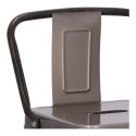 Hoker Paris Back short 66cm metaliczny