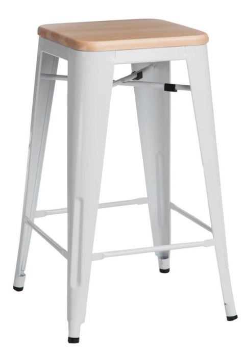 Hoker Paris Wood 65cm biały sosna natura ( Rozmiar: uniwersalny )
