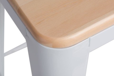 Hoker Paris Wood 65cm biały sosna natura ( Rozmiar: uniwersalny )