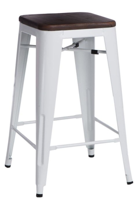 Hoker Paris Wood 65cm biały sosna orzech ( Rozmiar: uniwersalny )