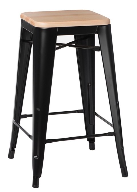 Hoker Paris Wood 65cm czarny sosna naturalna ( Rozmiar: uniwersalny )