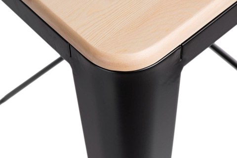 Hoker Paris Wood 65cm czarny sosna naturalna ( Rozmiar: uniwersalny )
