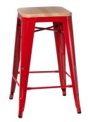 Hoker Paris Wood 65cm czerwony sosna naturalna ( Rozmiar: uniwersalny )