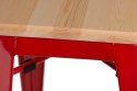 Hoker Paris Wood 65cm czerwony sosna naturalna ( Rozmiar: uniwersalny )