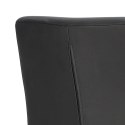 Krzesło Asama black PU czarne nogi