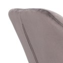 Krzesło Emilia Velvet dark grey/black