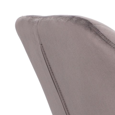 Krzesło Emilia Velvet dark grey/black