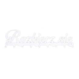 Wieszak ścienny Rozbierz się biały ( Rozmiar: uniwersalny )
