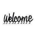 Wieszak ścienny Welcome czarny ( Rozmiar: uniwersalny )