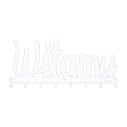 Wieszak ścienny Witamy biały ( Rozmiar: uniwersalny )
