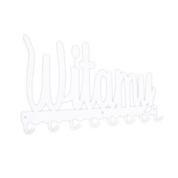 Wieszak ścienny Witamy biały ( Rozmiar: uniwersalny )