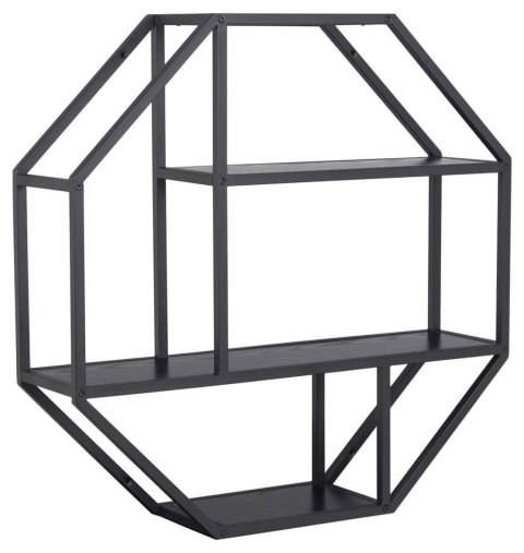 Półka Seaford Octagon czarna ( Rozmiar: uniwersalny )