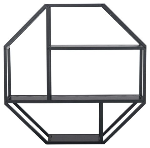 Półka Seaford Octagon czarna ( Rozmiar: uniwersalny )