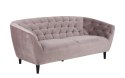 Sofa 3osobowa Ria Velvet dusty rose ( Rozmiar: uniwersalny )