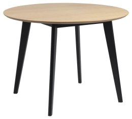 Stół Roxby 105cm naturalny /czarny ( Rozmiar: uniwersalny )