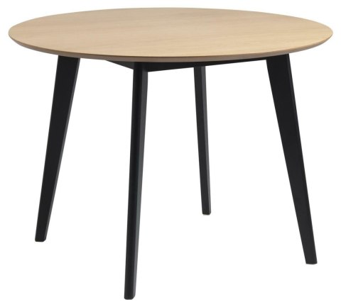 Stół Roxby 105cm naturalny /czarny ( Rozmiar: uniwersalny )