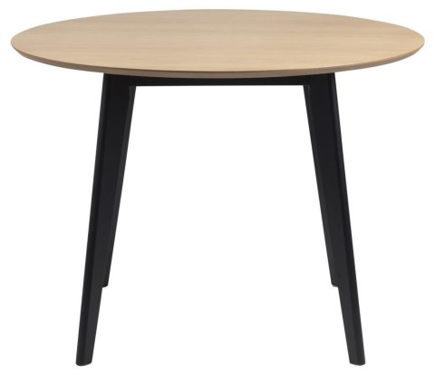 Stół Roxby 105cm naturalny /czarny ( Rozmiar: uniwersalny )