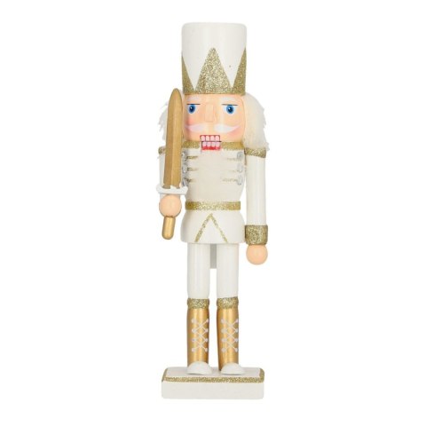 Dziadek do orzechów William 4 25cm biały ( Rozmiar: uniwersalny )