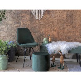 Krzesło Oslo Velvet zielone ciemne ( Rozmiar: uniwersalny )