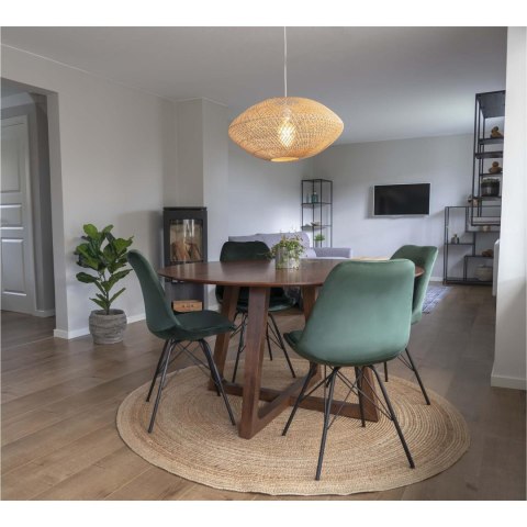 Krzesło Oslo Velvet zielone ciemne ( Rozmiar: uniwersalny )