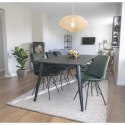 Krzesło Oslo Velvet zielone ciemne ( Rozmiar: uniwersalny )