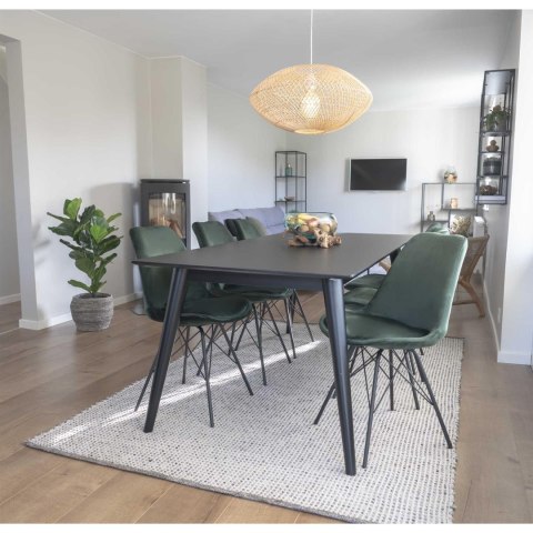 Krzesło Oslo Velvet zielone ciemne ( Rozmiar: uniwersalny )
