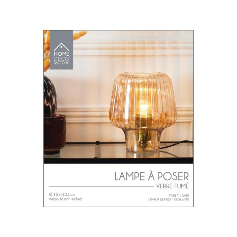 Lampa stołowa Lasima bursztynowa ( Rozmiar: uniwersalny )
