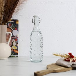 Butelka szklana 1L kropki ( Rozmiar: uniwersalny )