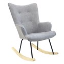 Fotel bujany Helsinki szary ( Rozmiar: uniwersalny )